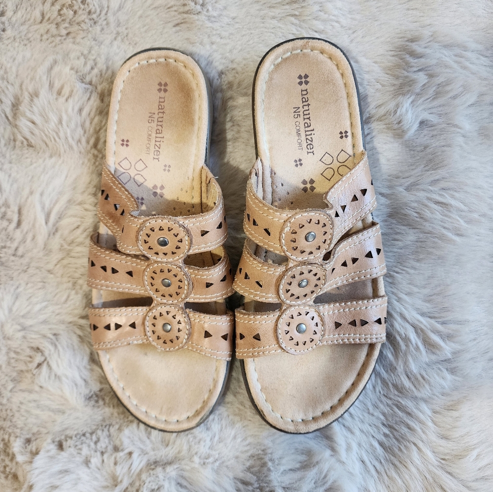 Women's Naturalizer N5 Comfort Sandals, Tan, Size 6.5